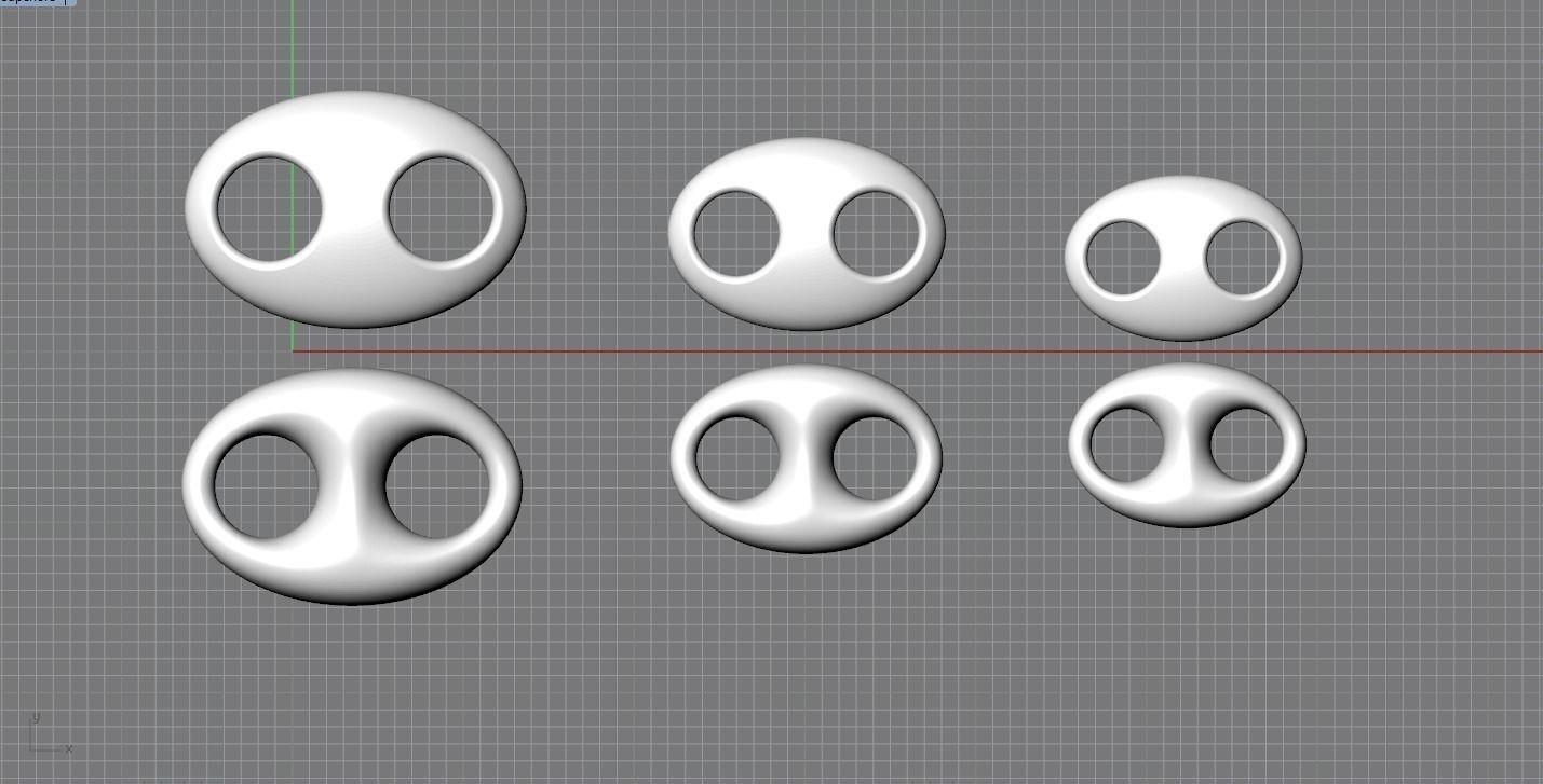 chain link 3D print model_2