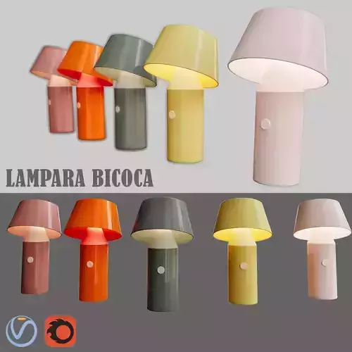 Lampara Bicoca Marset Barcelona 3D model