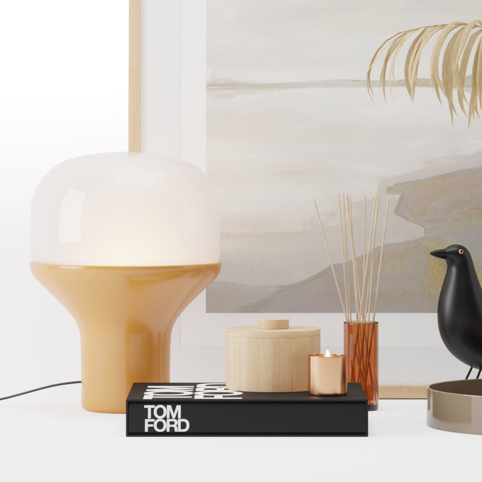 Decorative set 01 3D model_5