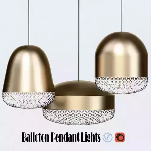 Balloton Pendant Lights 3D model