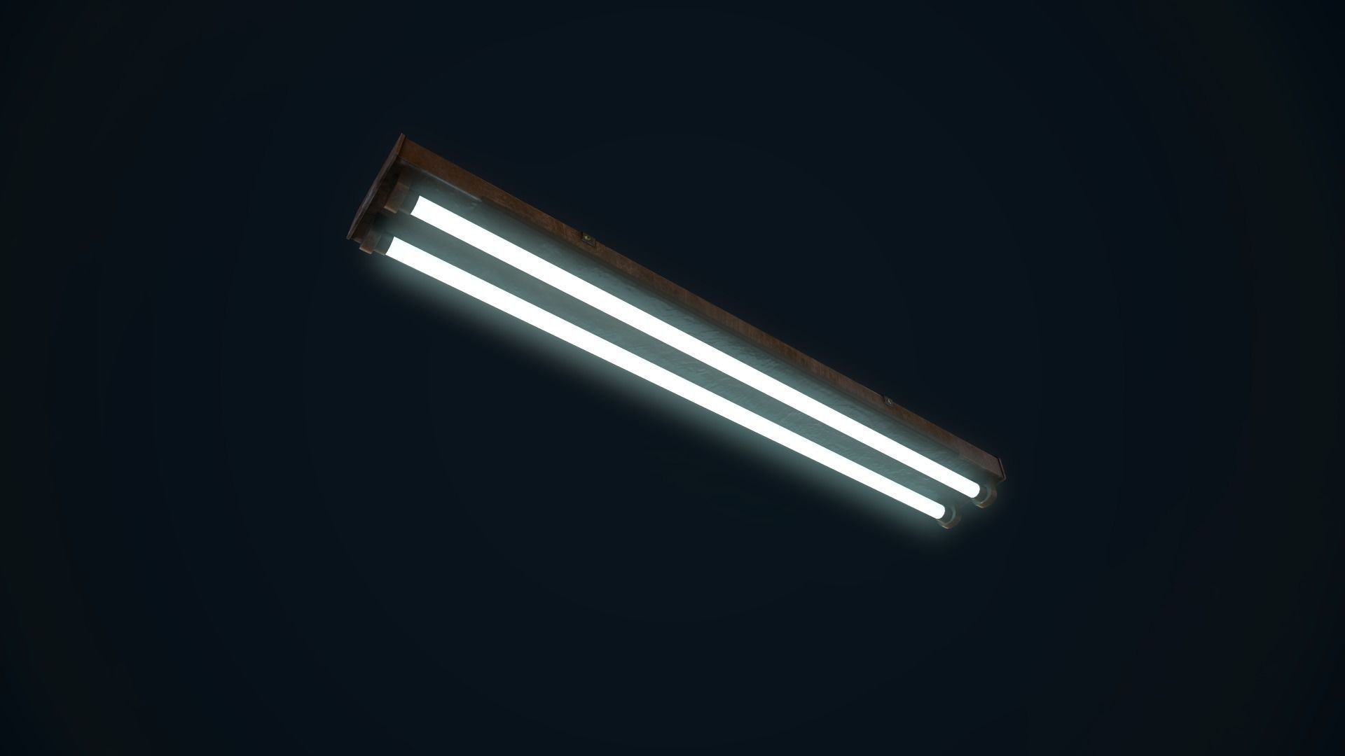 Ceiling Light Low-poly 3D model_9