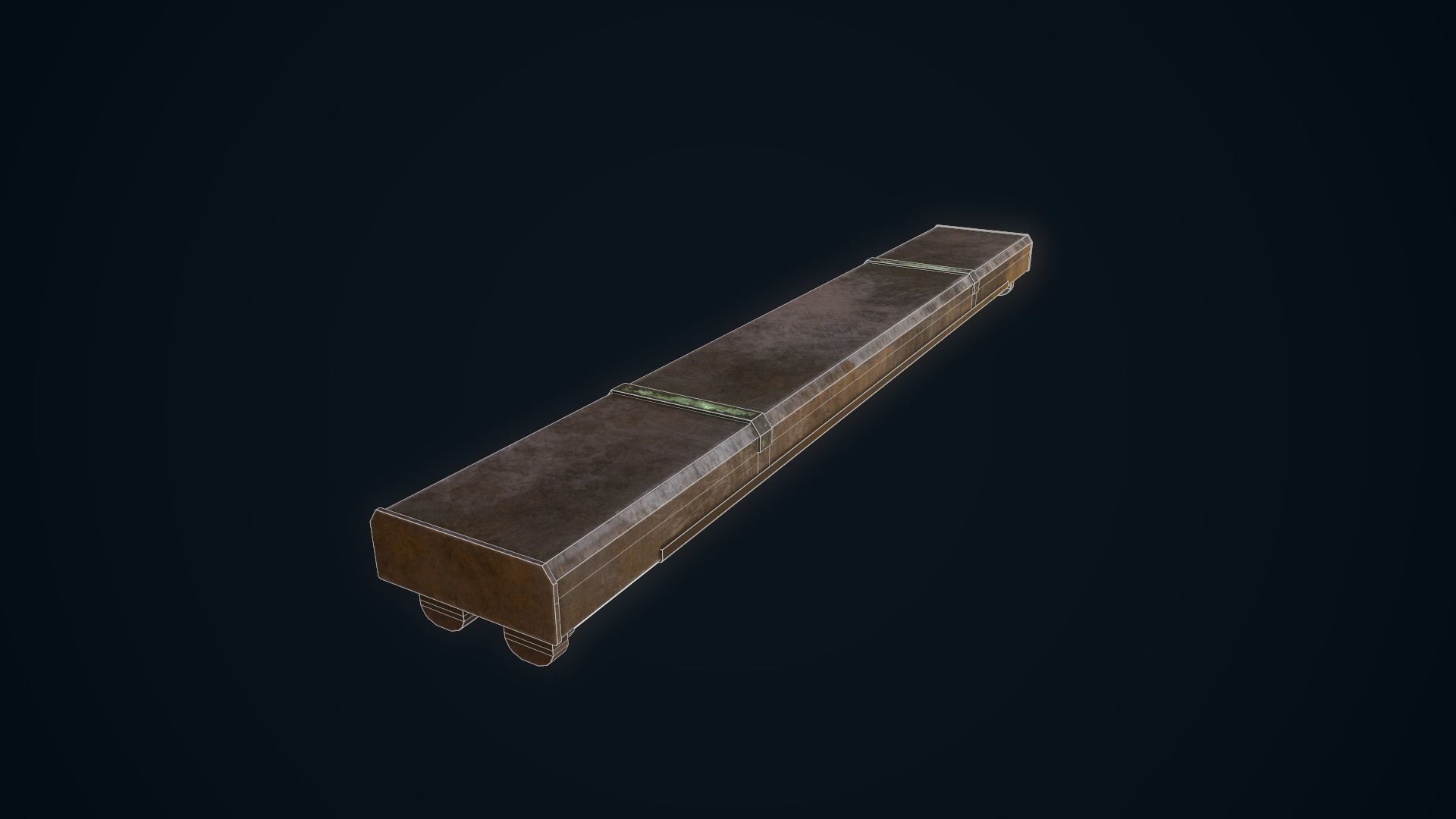 Ceiling Light Low-poly 3D model_13