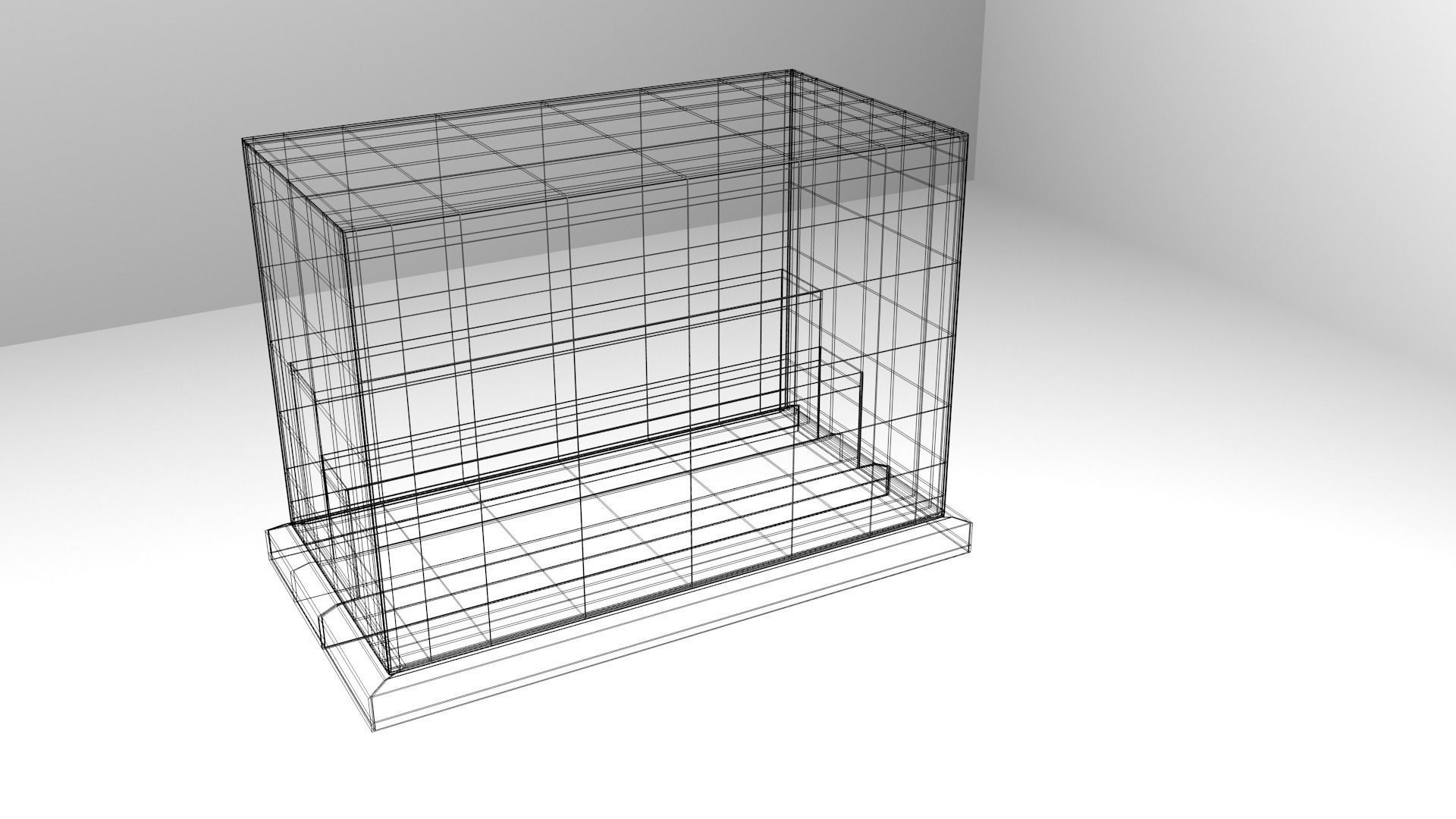 Acrylic Case 7 3D model_4