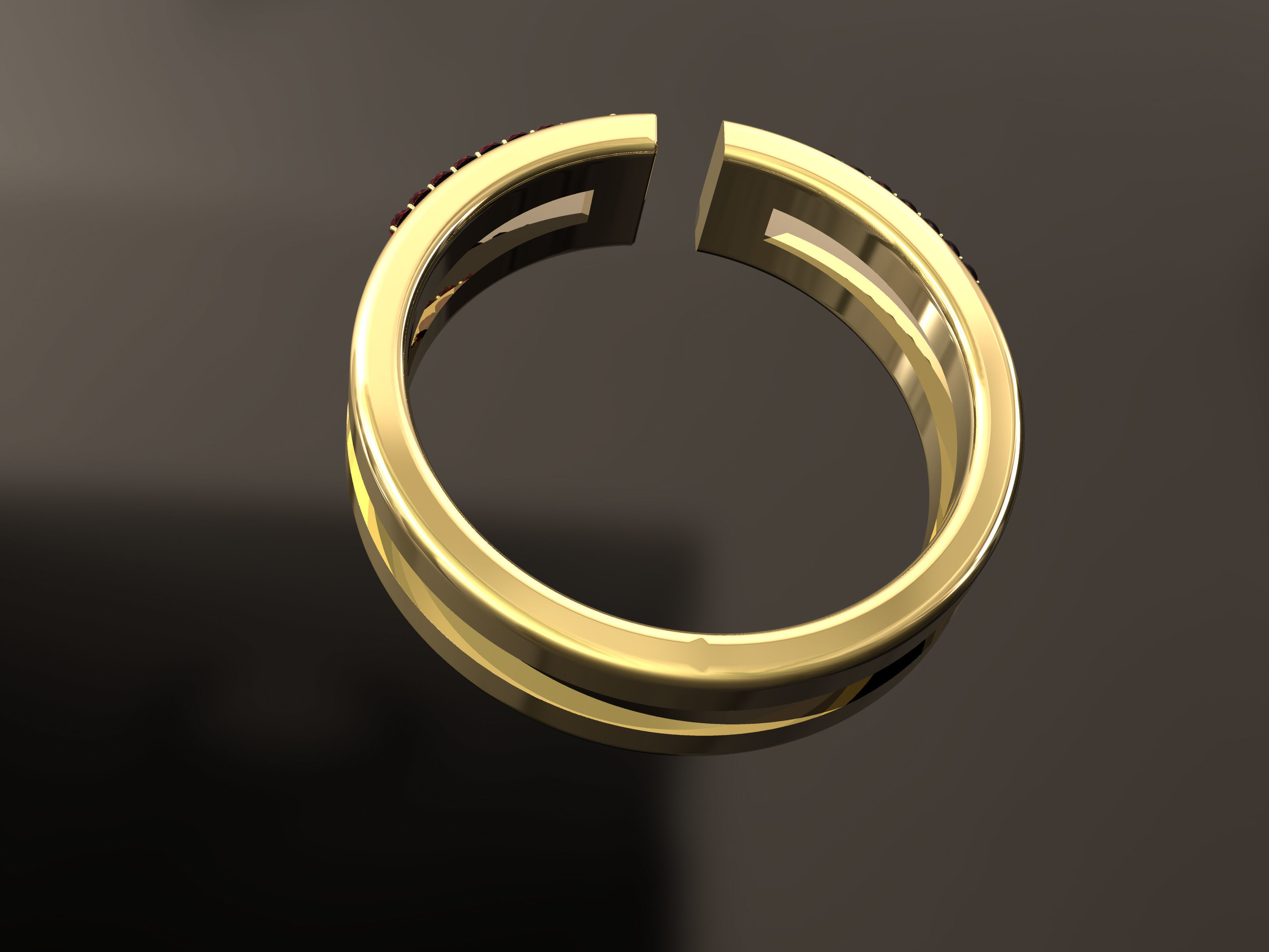 Geo Ring 3D print model_1