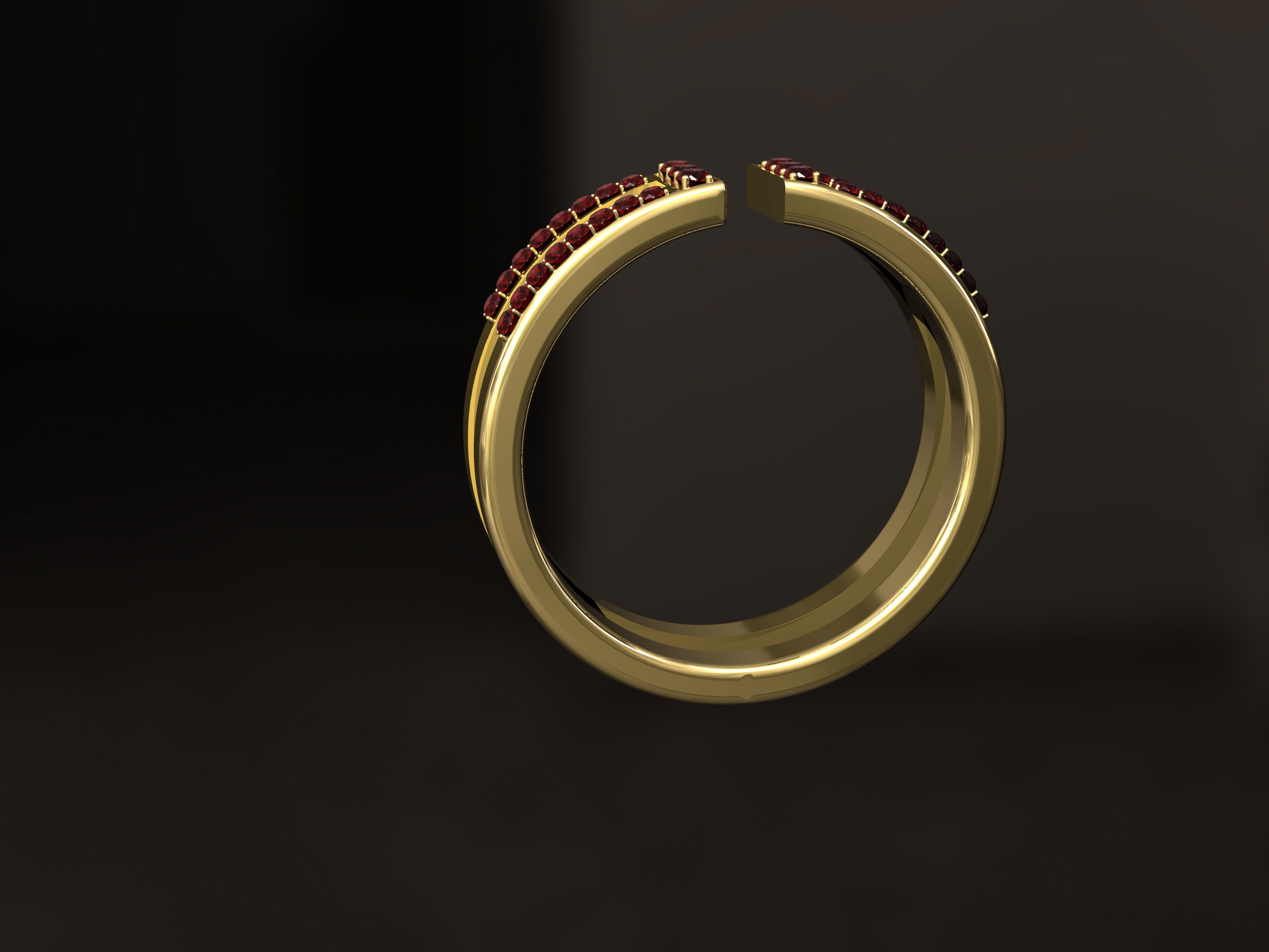 Geo Ring 3D print model_5
