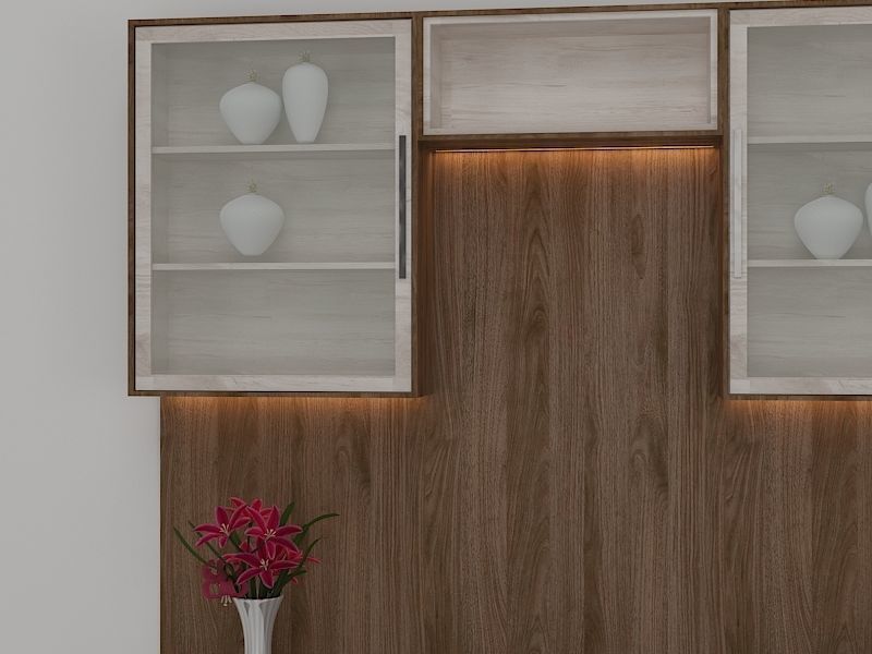 Display Cabinet Free low-poly 3D model_1