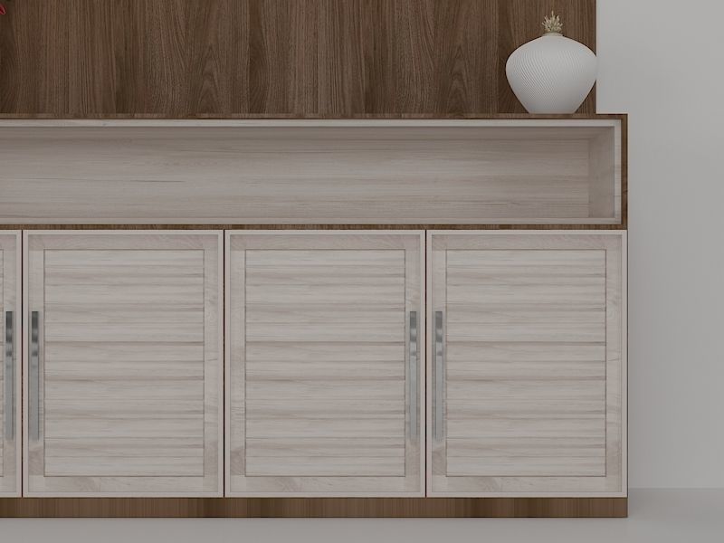 Display Cabinet Free low-poly 3D model_5