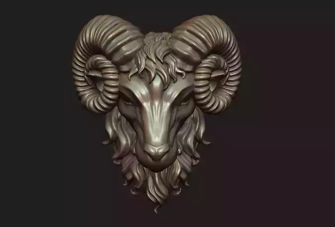 Ram Pendant 2 3D print model