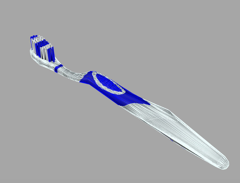 TOOTHBRUSH 3D MODEL Low-poly 3D model_7