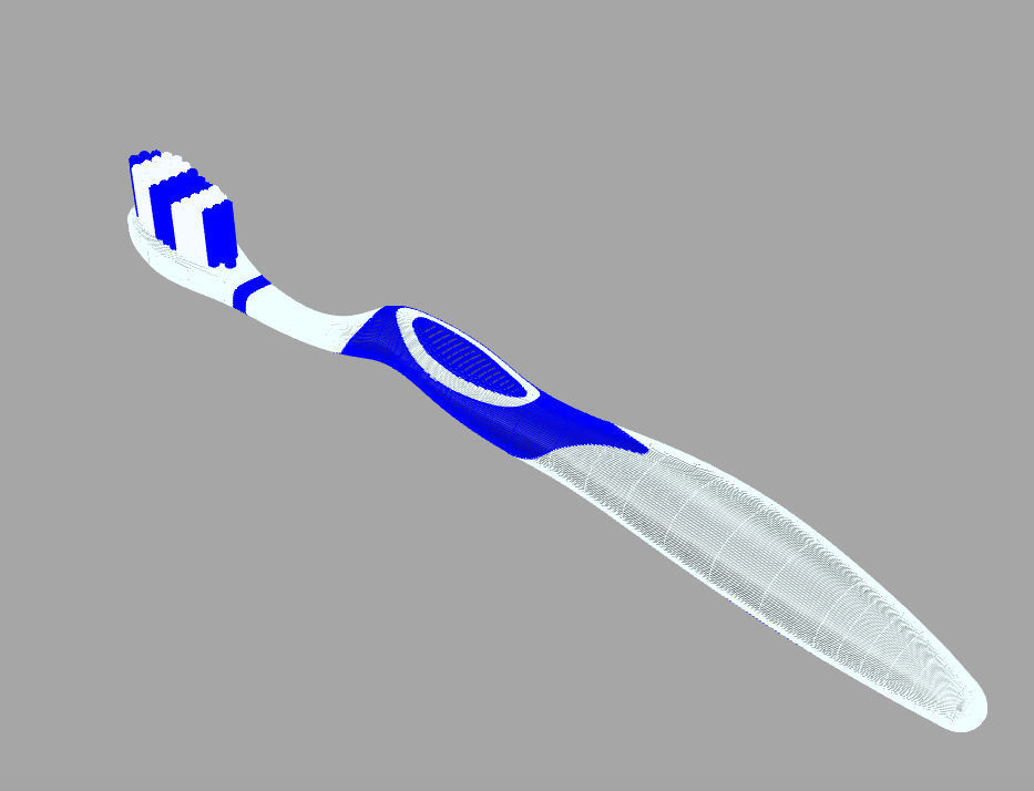 TOOTHBRUSH 3D MODEL Low-poly 3D model_5
