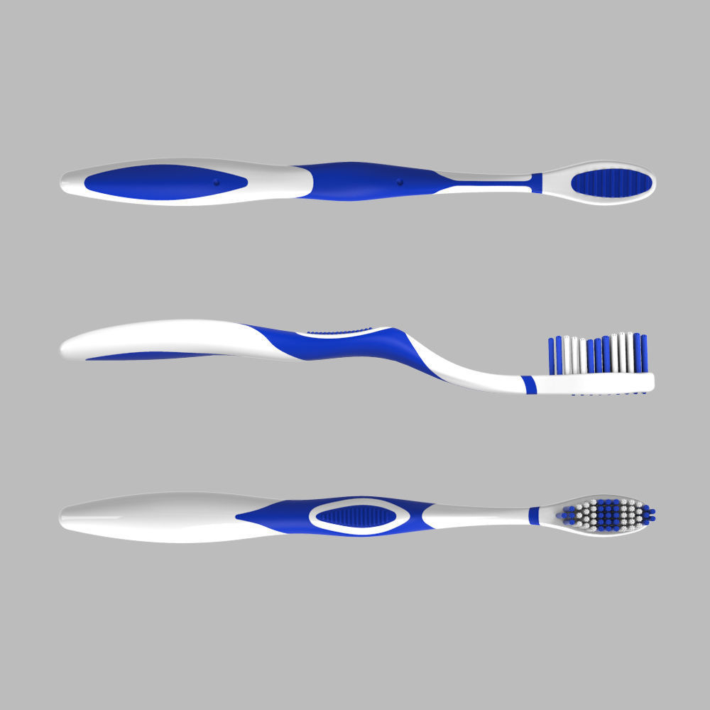 TOOTHBRUSH 3D MODEL Low-poly 3D model_2