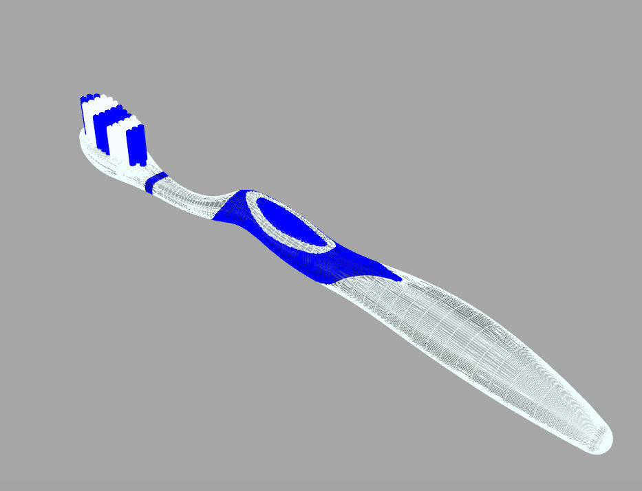 TOOTHBRUSH 3D MODEL Low-poly 3D model_6