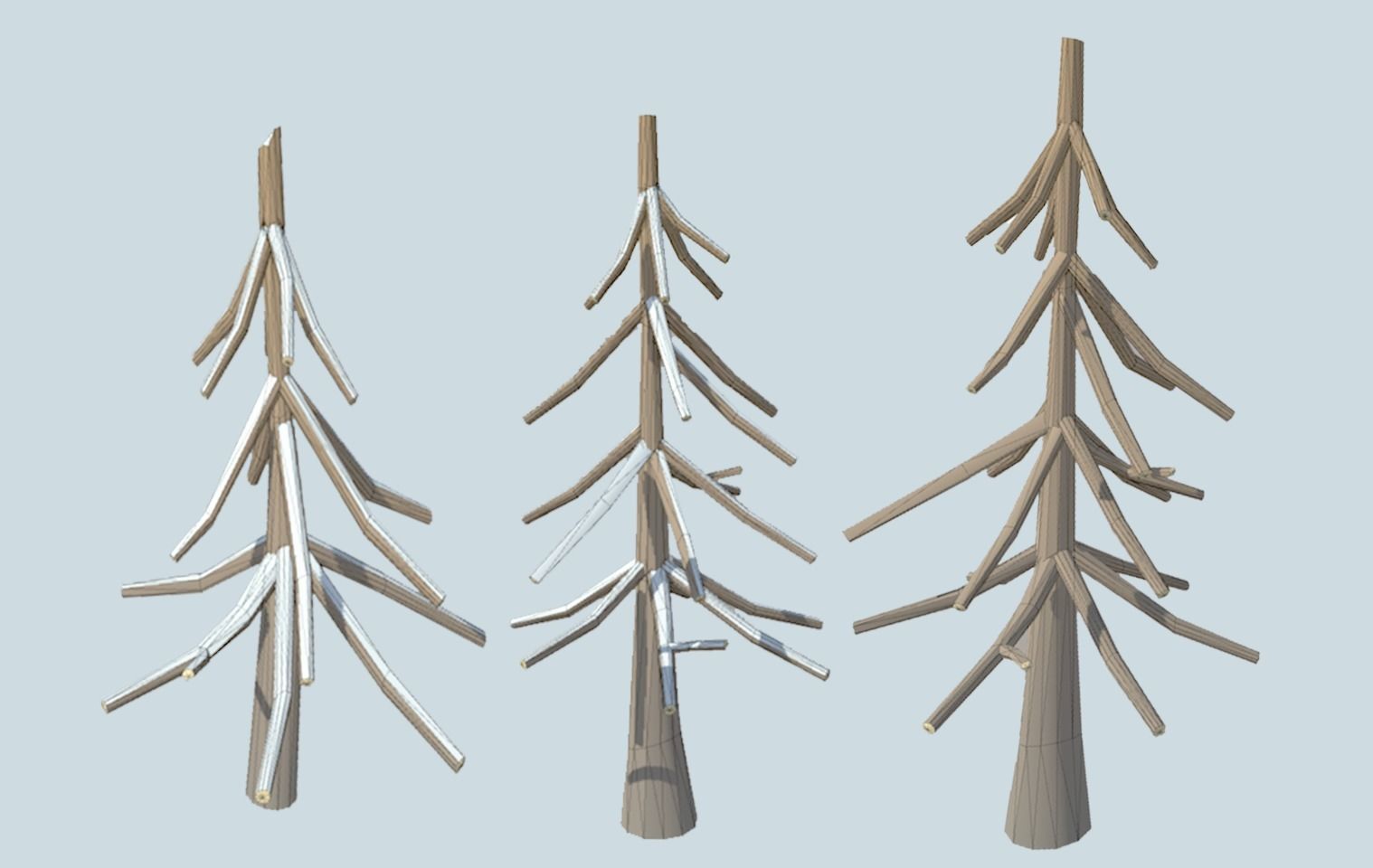 Low Poly Seasonal Nature Pack Low-poly 3D model_7