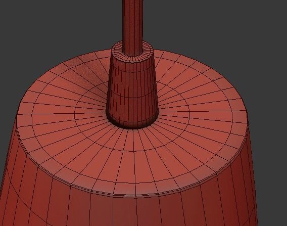 Hanging cocoons of brass and crystal 3D model_5