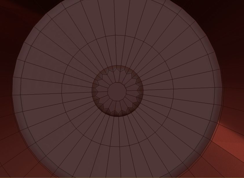 Hanging cocoons of brass and crystal 3D model_3