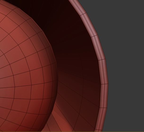 Hanging cocoons of brass and crystal 3D model_4