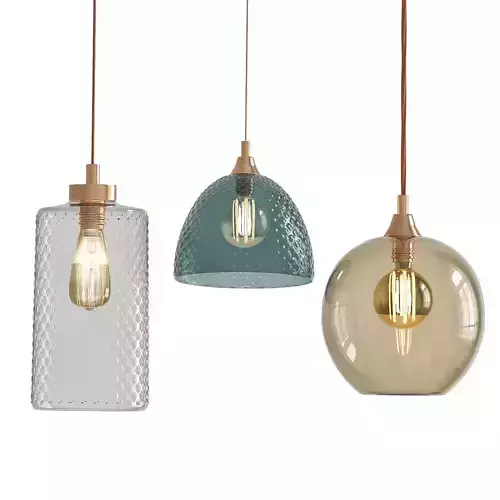 AWESOME HANGING GLASS LAMP DESIGNS