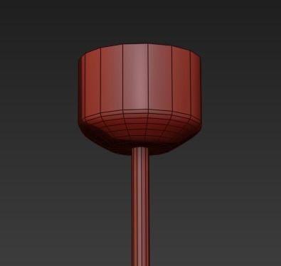 fluorescent lamp 3D model_1