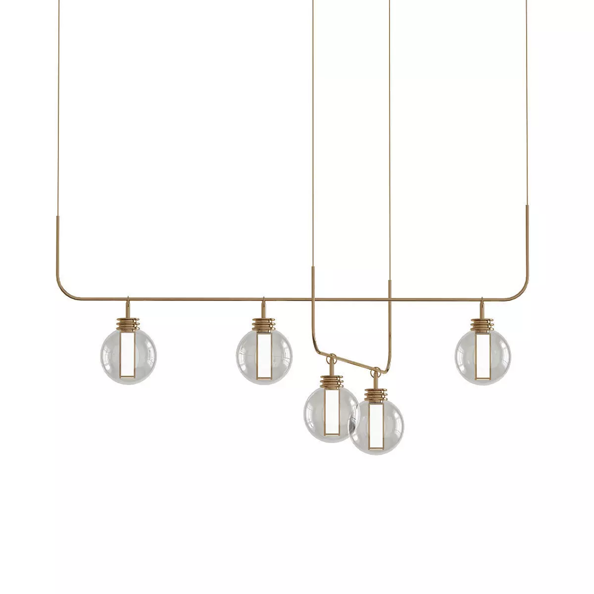 BAI CHANDELIER COMBINATION 3D model