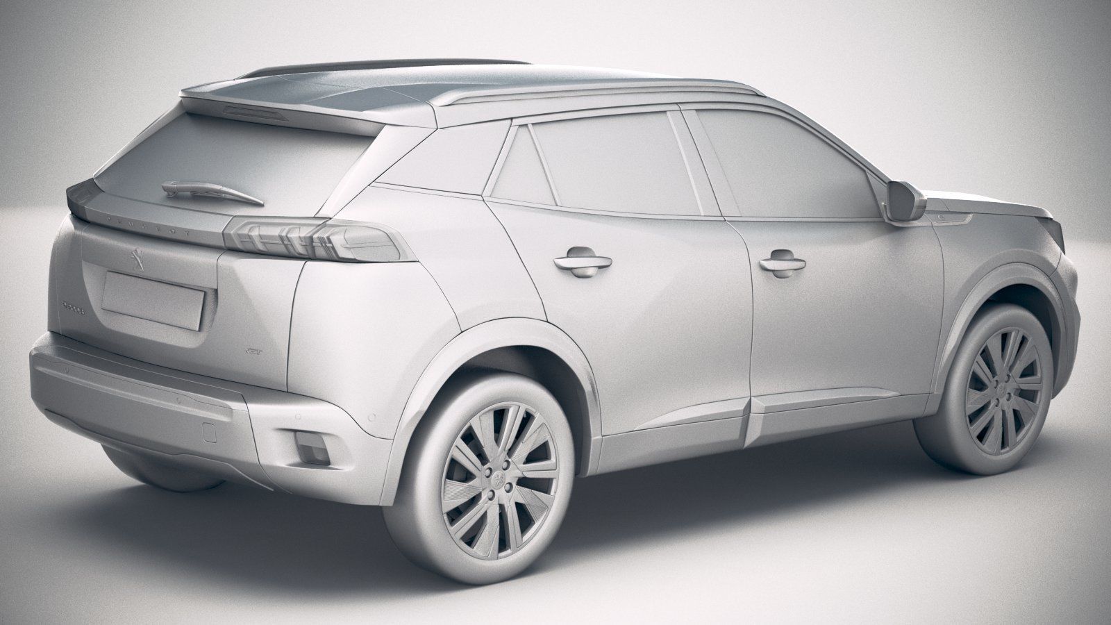 Peugeot e-2008 2020 3D model_20