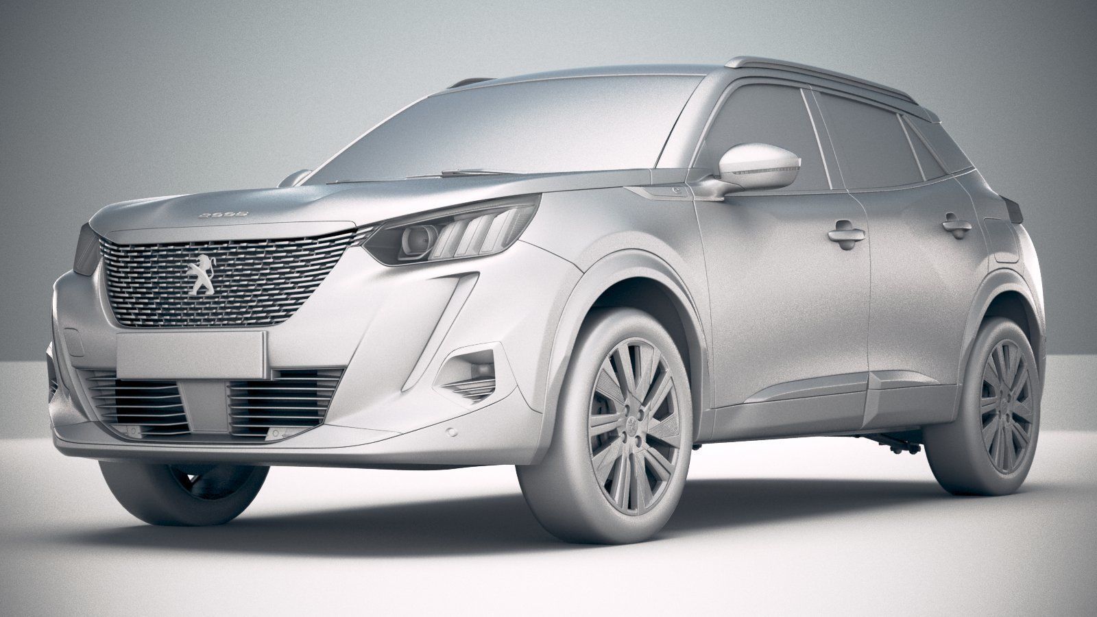 Peugeot e-2008 2020 3D model_22