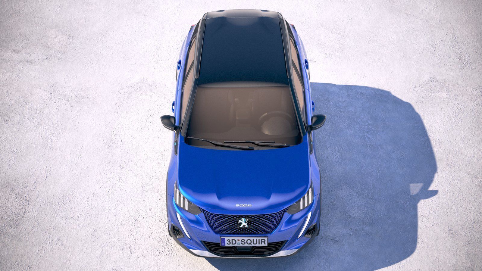 Peugeot e-2008 2020 3D model_8