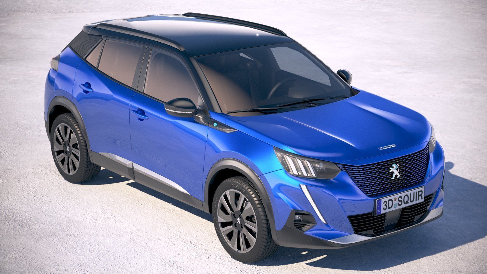 Peugeot e-2008 2020 3D model_11
