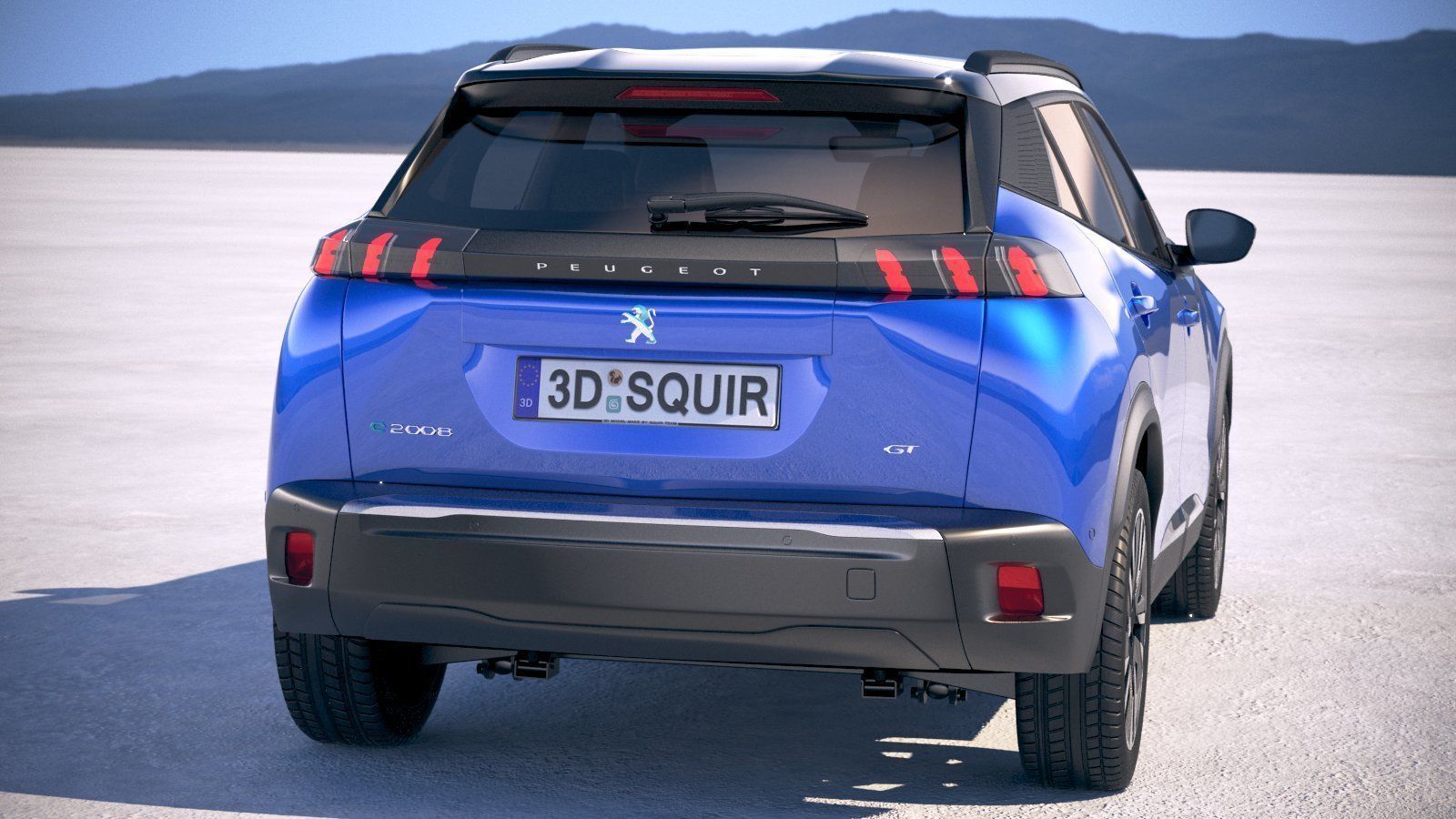 Peugeot e-2008 2020 3D model_5