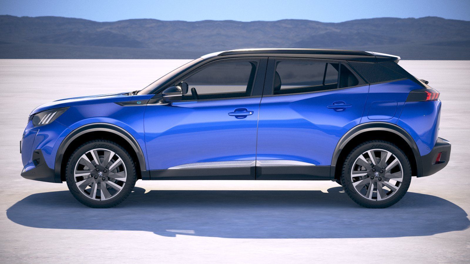 Peugeot e-2008 2020 3D model_6