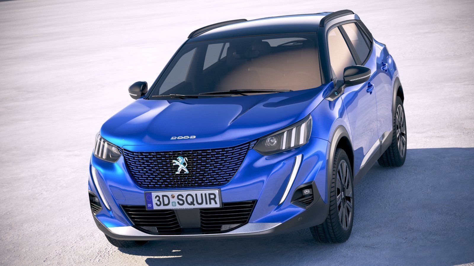 Peugeot e-2008 2020 3D model_1