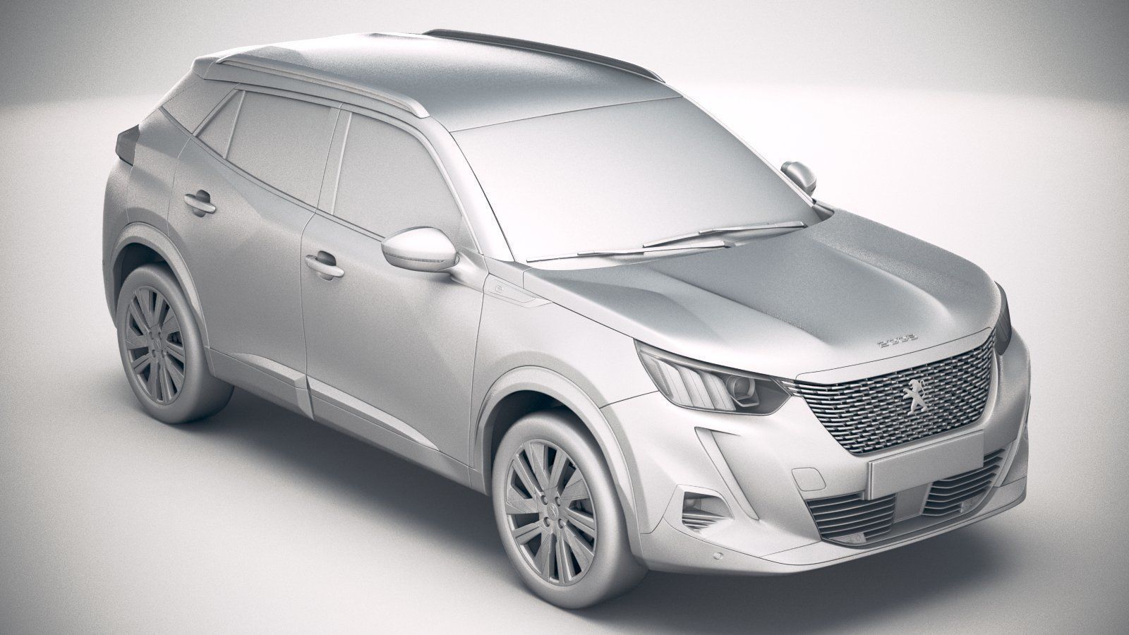 Peugeot e-2008 2020 3D model_21