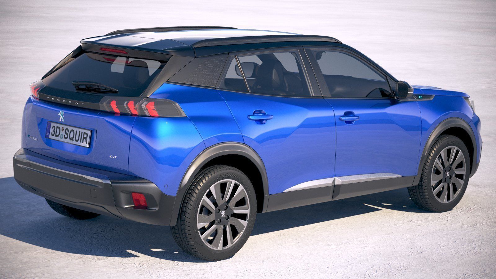 Peugeot e-2008 2020 3D model_4