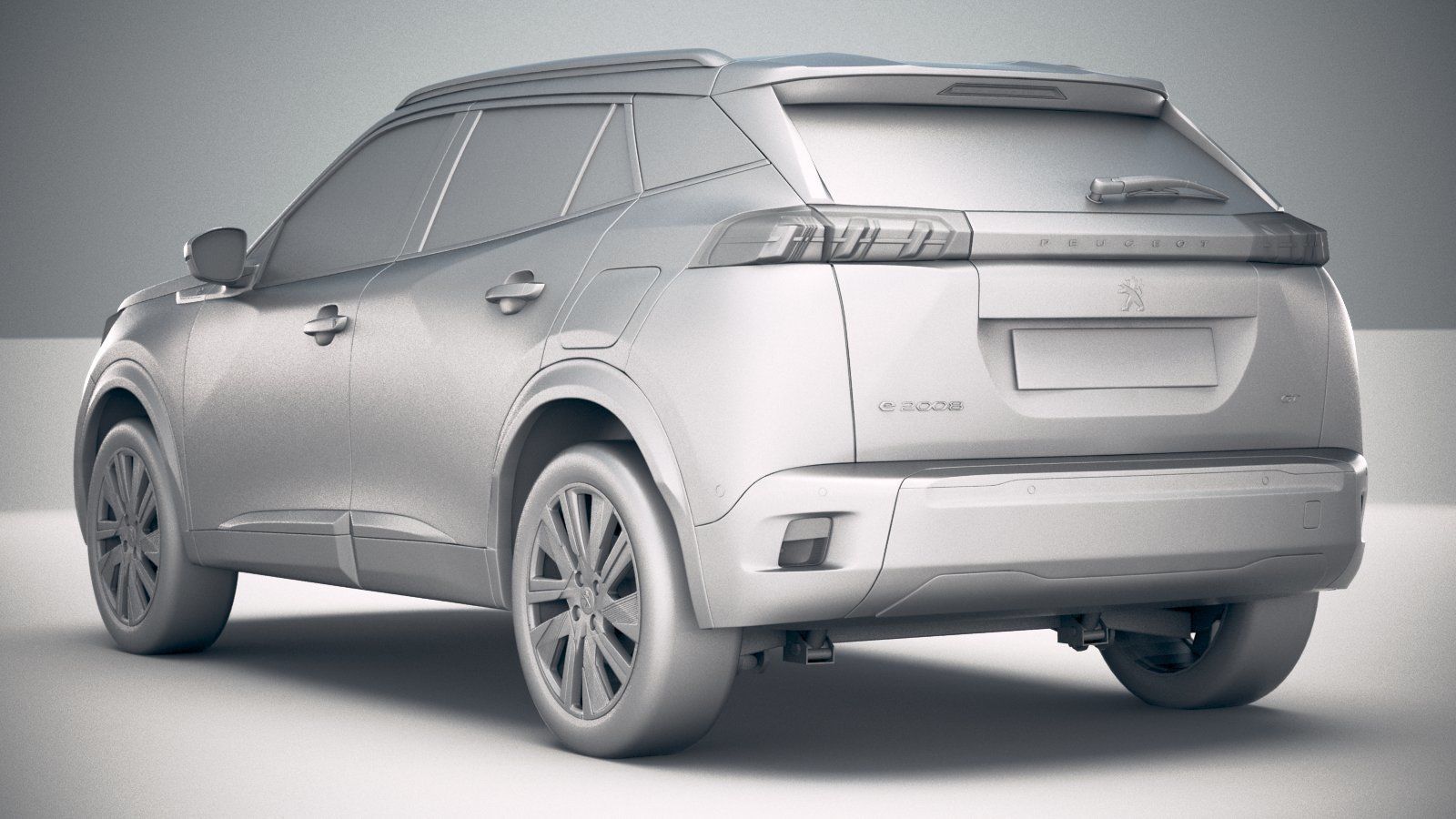 Peugeot e-2008 2020 3D model_23