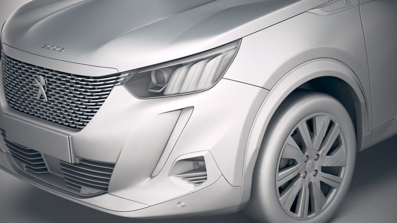 Peugeot e-2008 2020 3D model_18