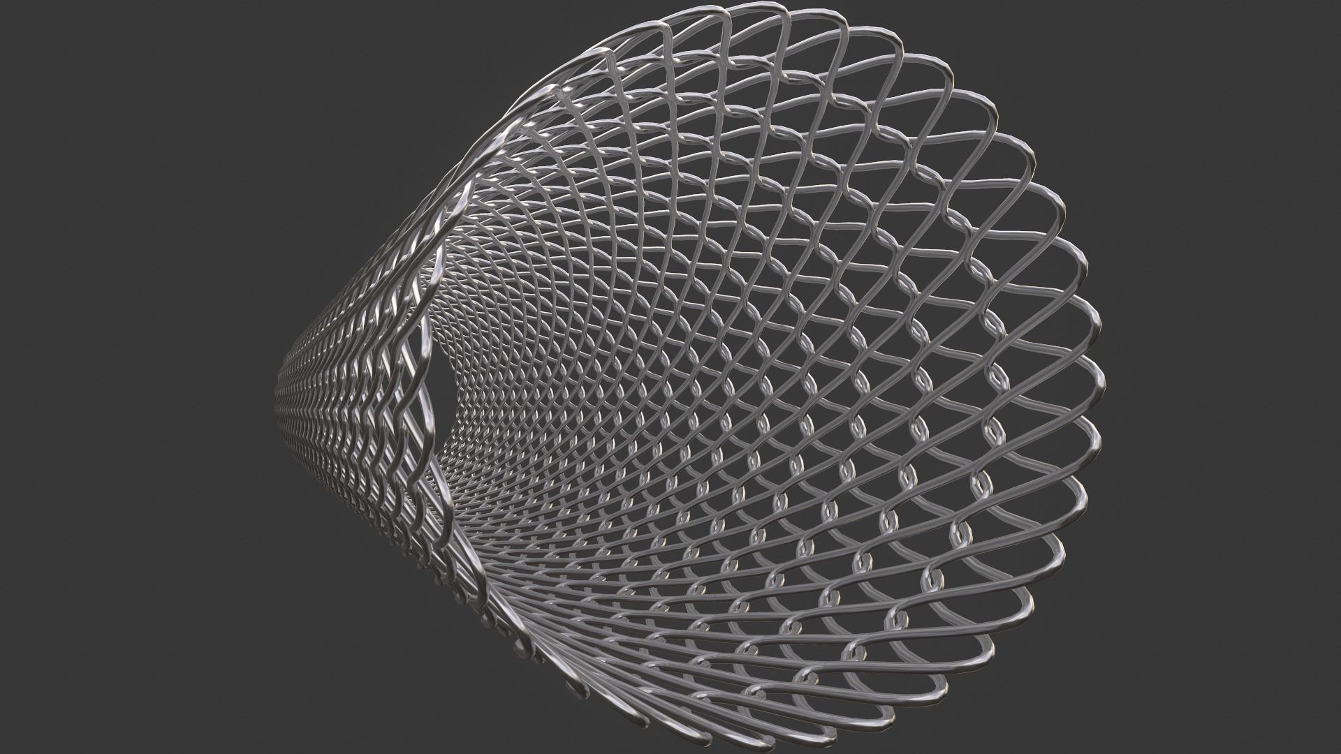 Medical Stent 3D model_4
