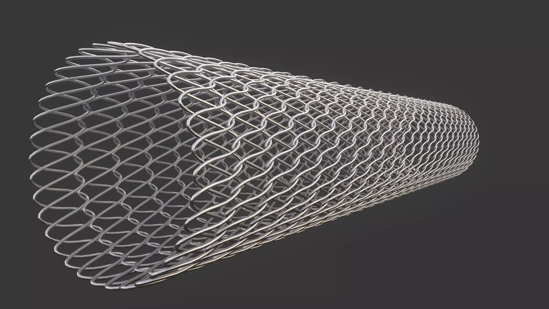 Medical Stent 3D model_0