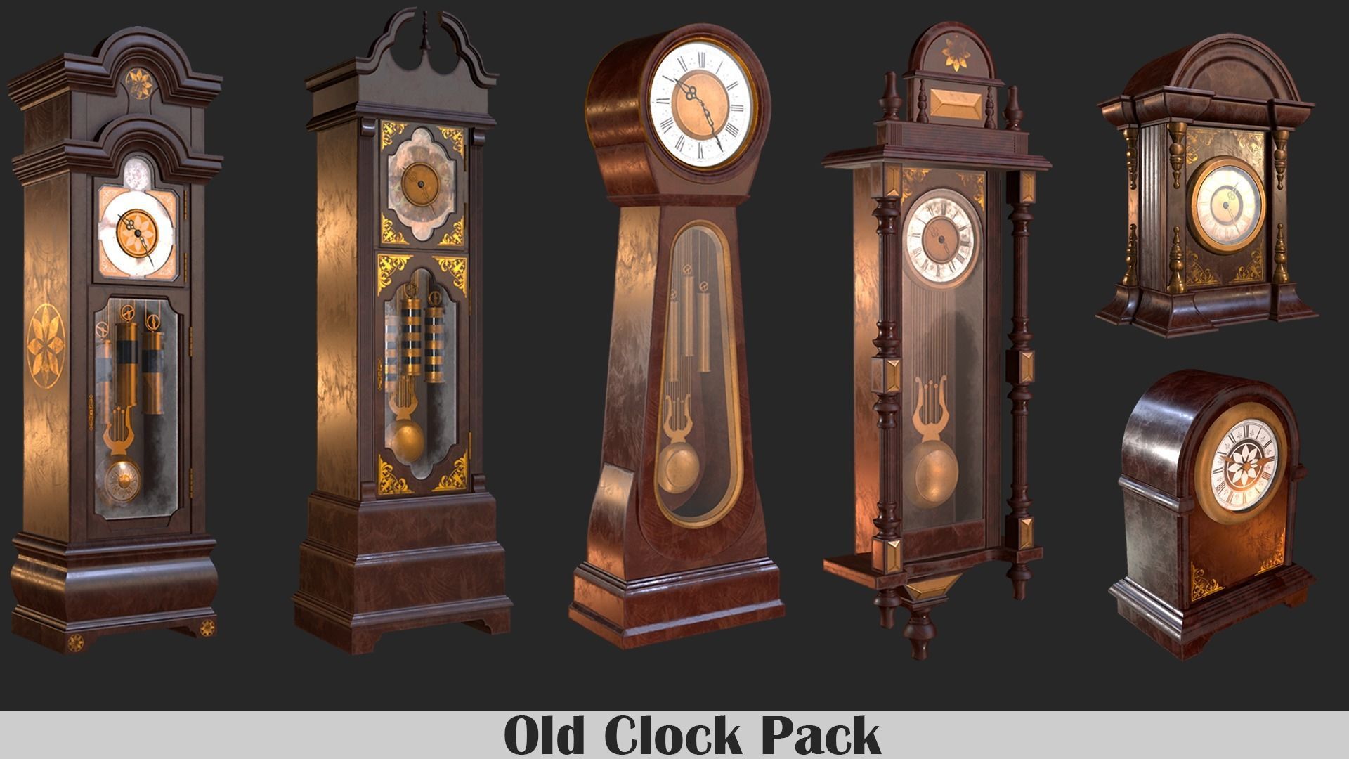 Old Item Mega Pack Low-poly 3D model_3