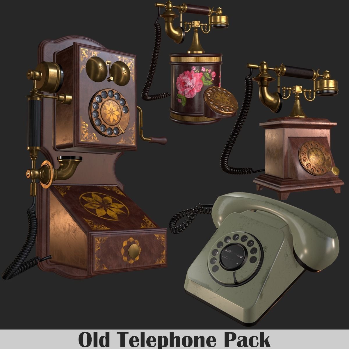 Old Item Mega Pack Low-poly 3D model_5