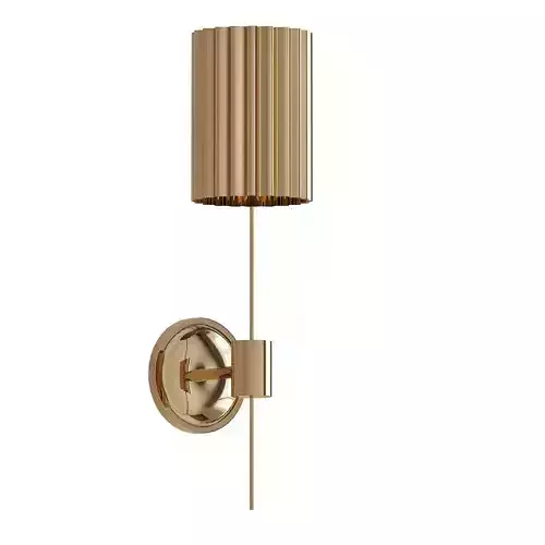 Fluted Gold Wall Sconce Reviews CB2