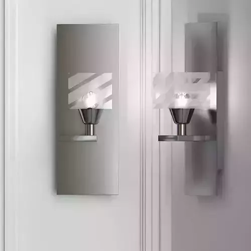 APLIQUE DE PARED ZEN CROMO 1 LUZ