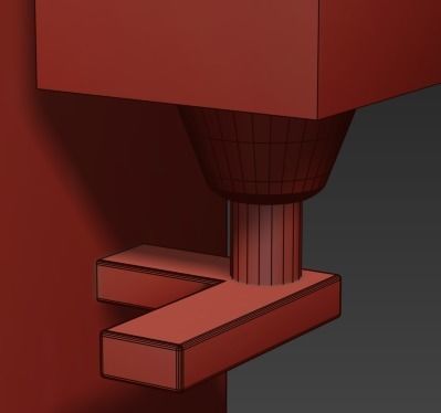 APLIQUE DE PARED ZEN CROMO 1 LUZ 3D model_3