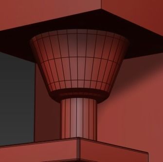 APLIQUE DE PARED ZEN CROMO 1 LUZ 3D model_2