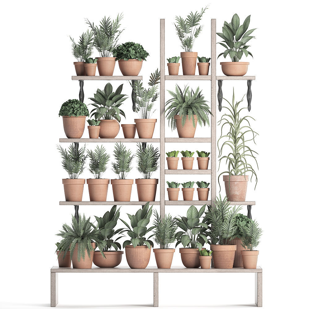 Plants collection Vertical gardening 27 3D model_7
