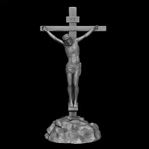 Jesus Christ On The Cross 3D print model