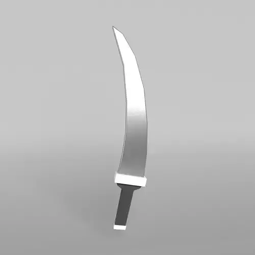 Low poly knife 003