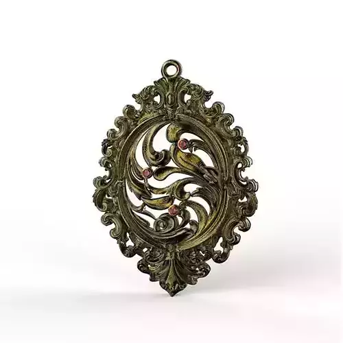 Vintage Oval Pendant