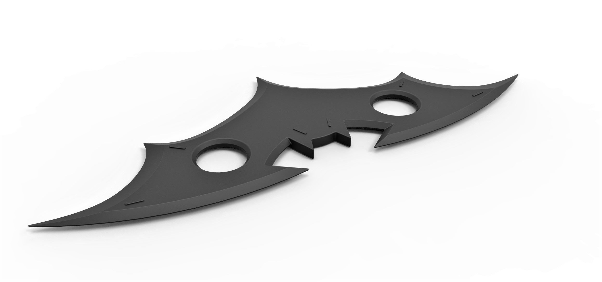 Telltale batarang 3D print model_5