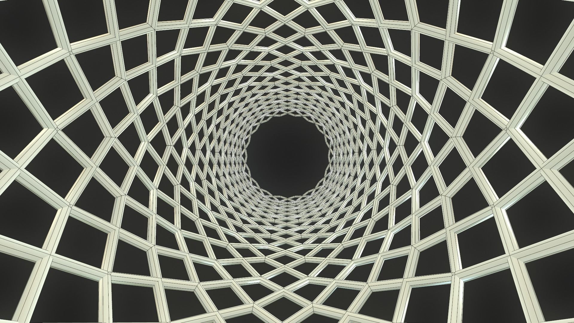 Medical Stent Low-poly 3D model_13