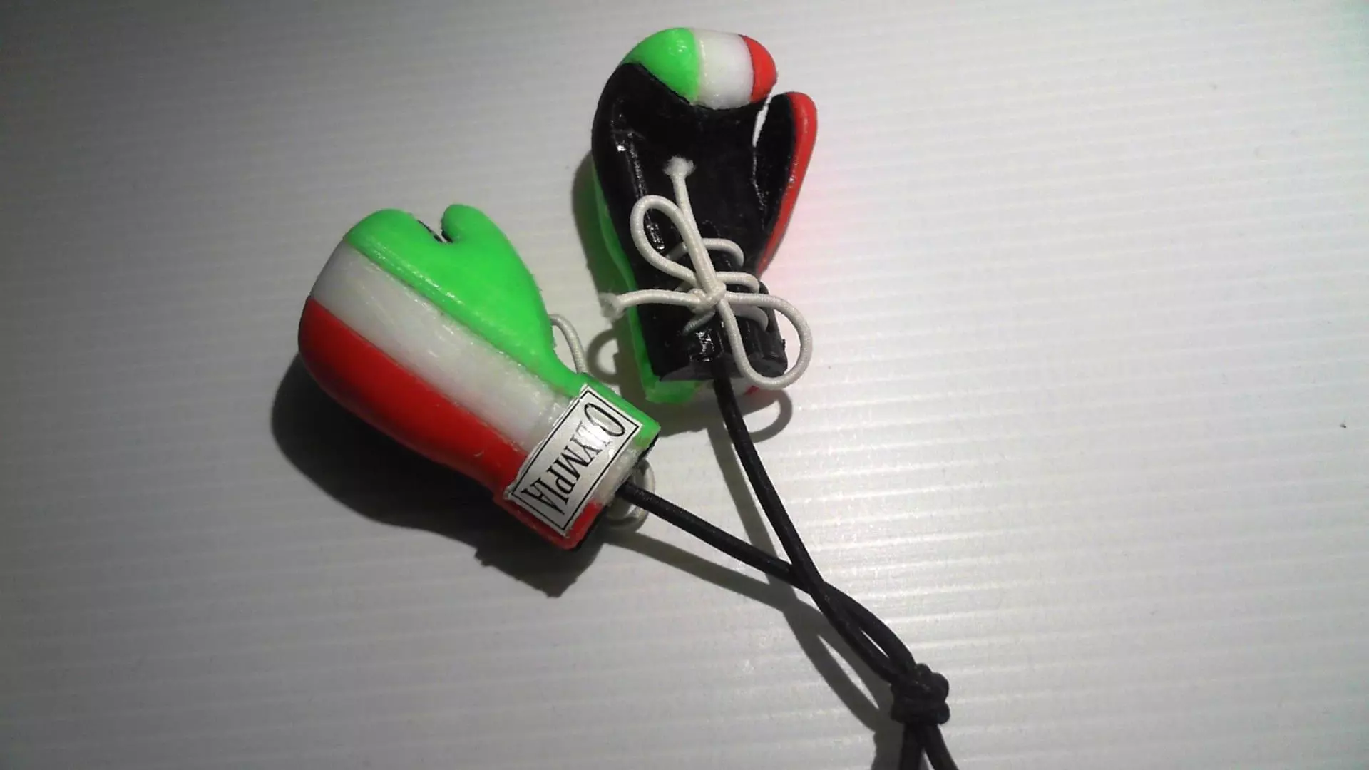 boxer glove 4 parts  3D print model_0