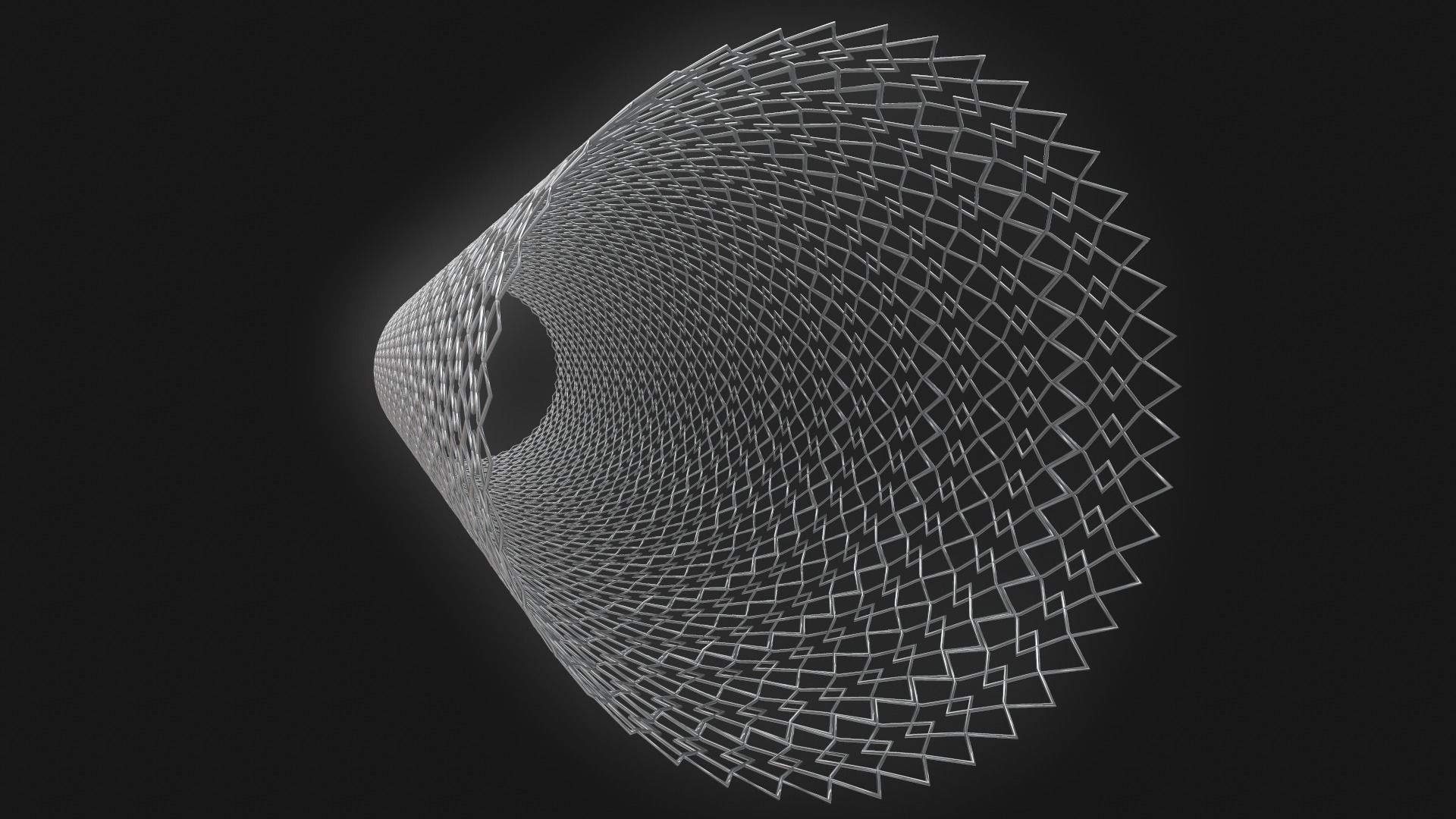 Medical Stent 3D model_3